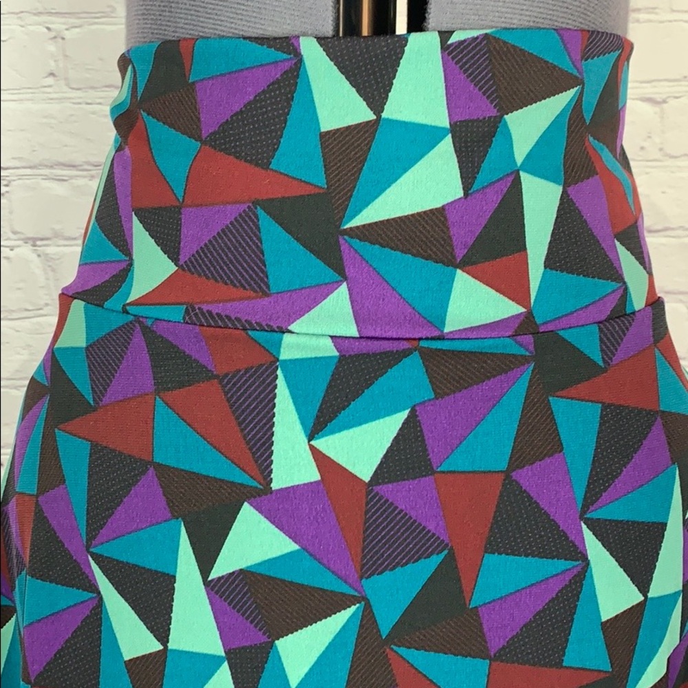 Easy flirty comfy A-Line AzureSkirt foldable waist